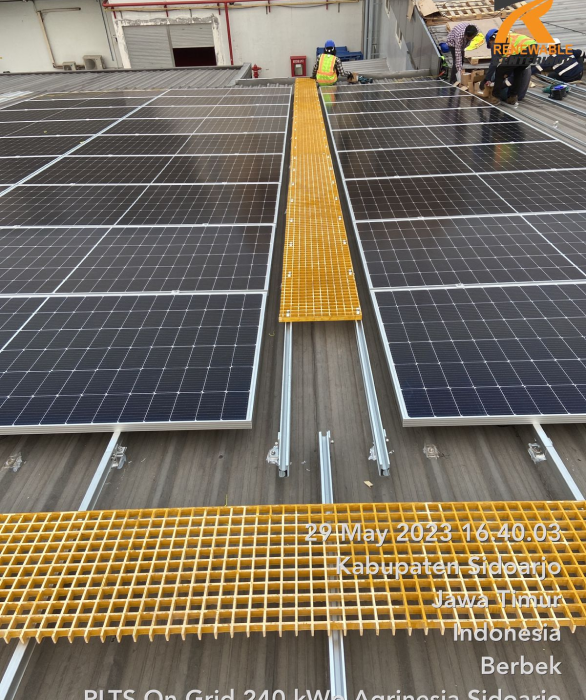 PT. Agrinesia Sidoarjo – 240 KWp On-Grid